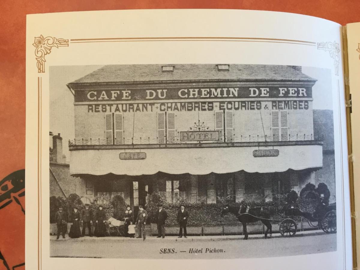 Hotel Du Chemin De Fer Sens Exterior photo